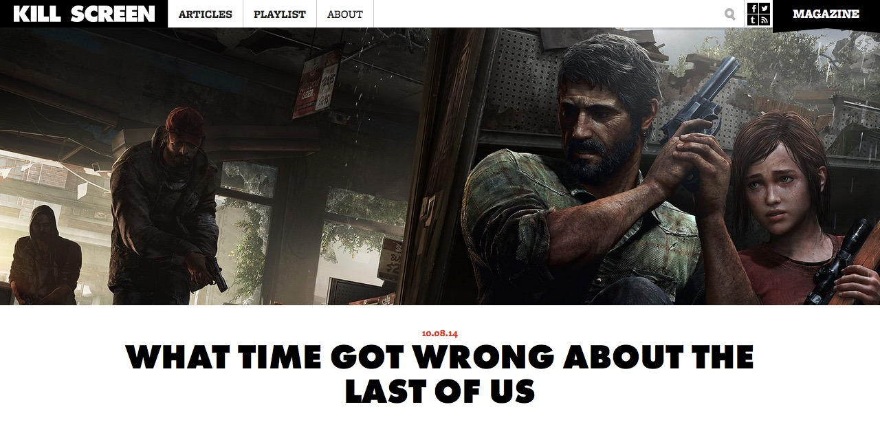 Zed, &ldquo;What Time Got Wrong About The Last of Us&rdquo;